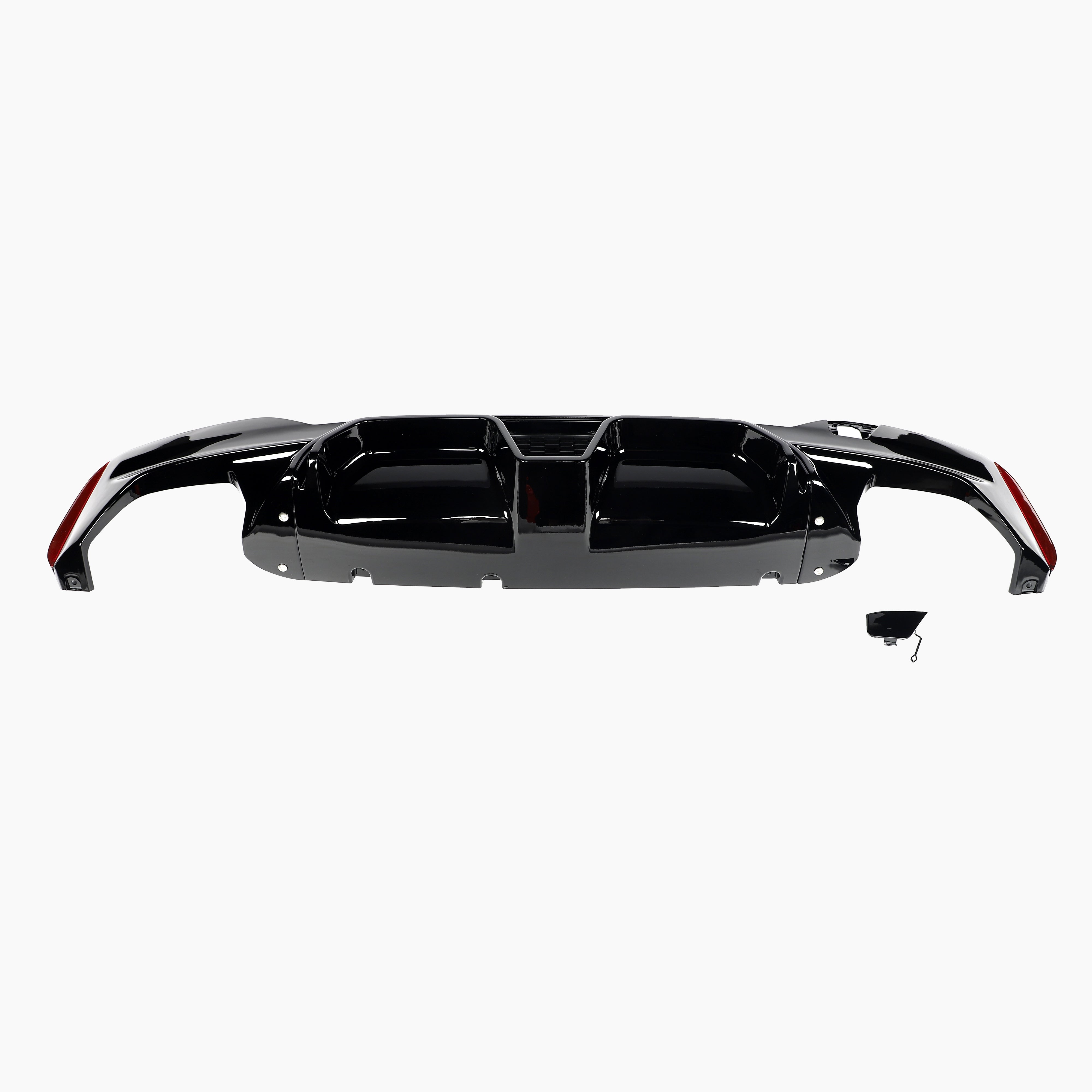 CS Style Gloss Black Diffuser for BMW 5 Series G30(2017-2023)(Double Dual Out)