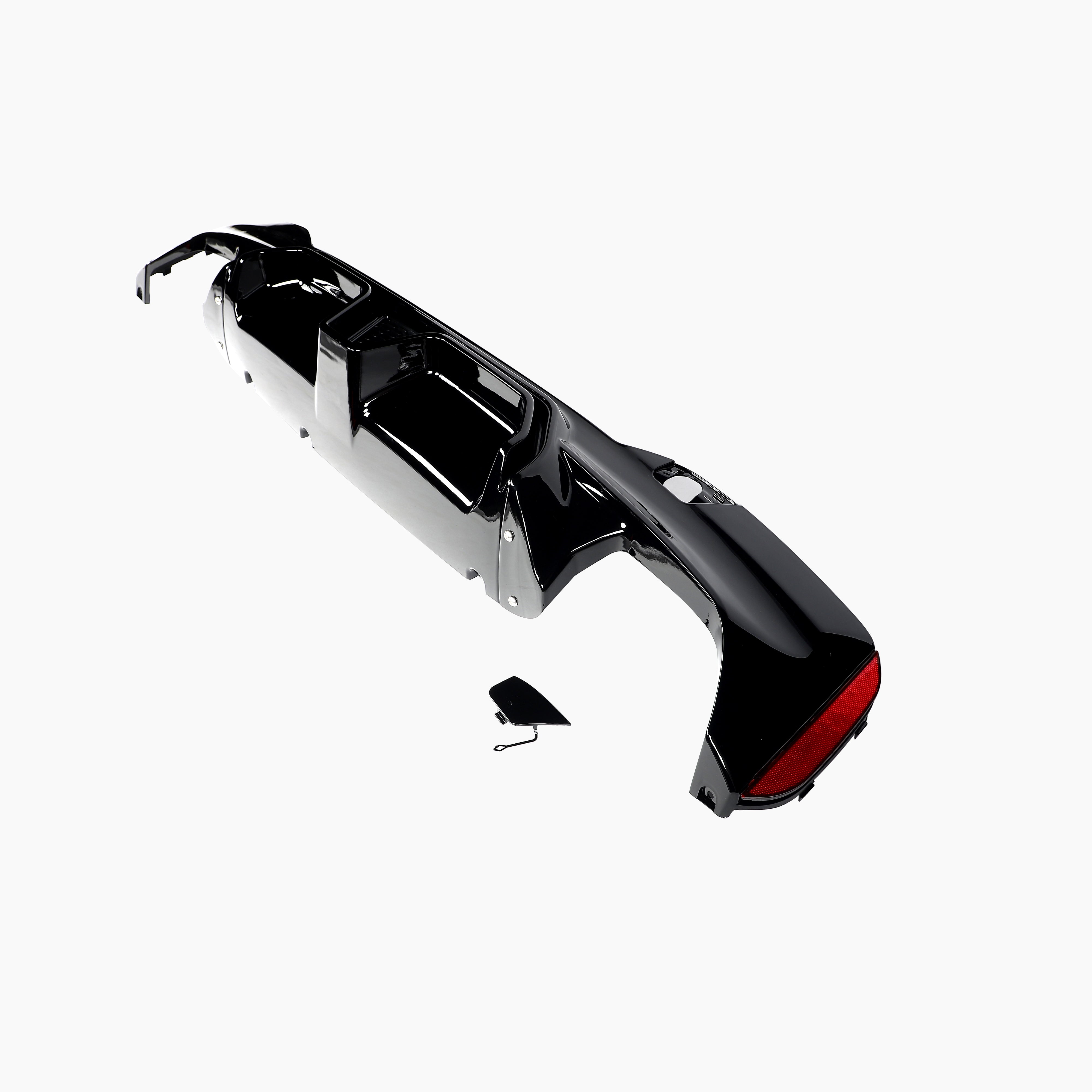 CS Style Gloss Black Diffuser for BMW 5 Series G30(2017-2023)(Double Dual Out)