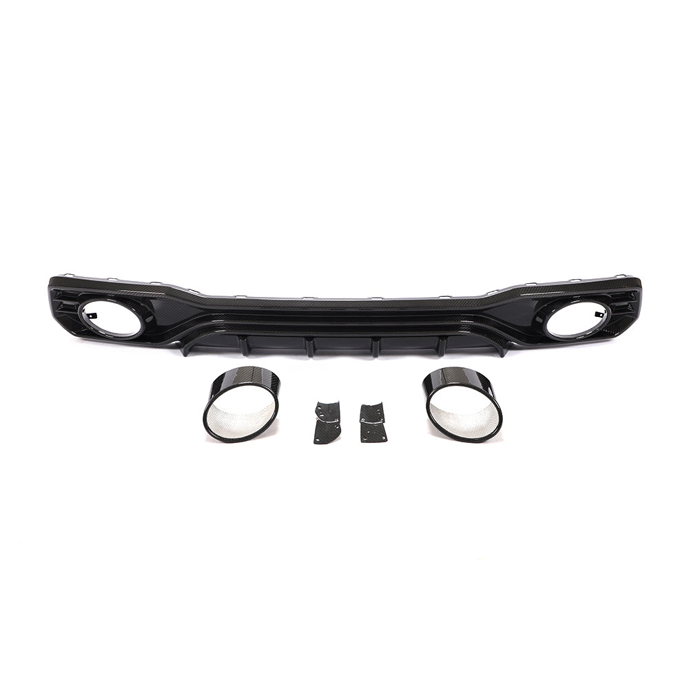 ST Style Carbon Fiber Rear Diffuser for AUdi A7 Sline / S7 C8 (2019–2024)