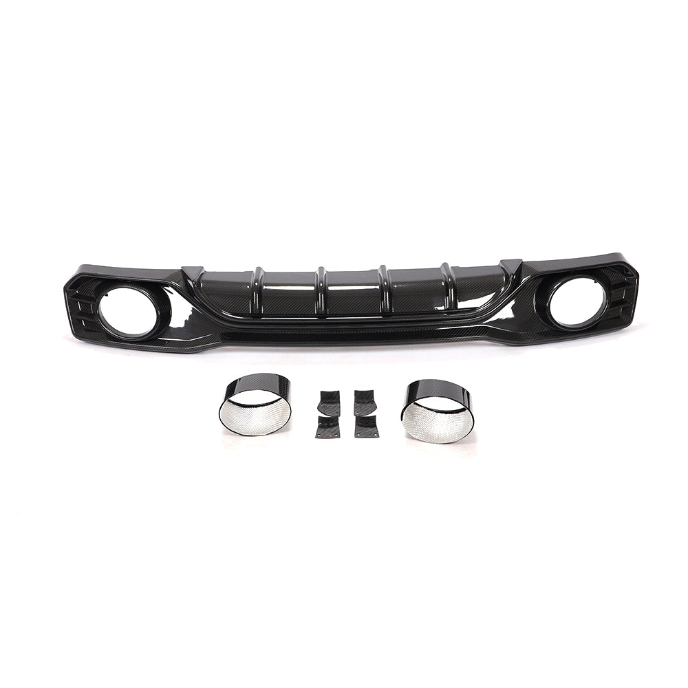 ST Style Carbon Fiber Rear Diffuser for AUdi A7 Sline / S7 C8 (2019–2024)
