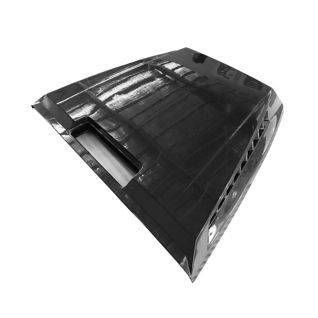 Mercedes-Benz G‑Class W463A Pre‑Facelift Engine Hood Cover carbon fiber side view