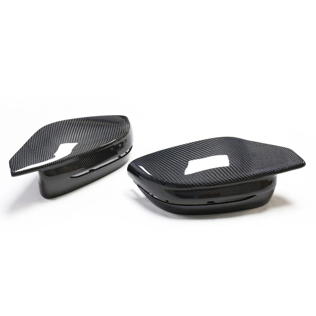 ST Style Carbon Fiber Mirror Caps For BMW M3 G80/G81 ,M4 G82/G83 ,3 Series G20/G21 ,2 Series G42 Coupé (2021+)