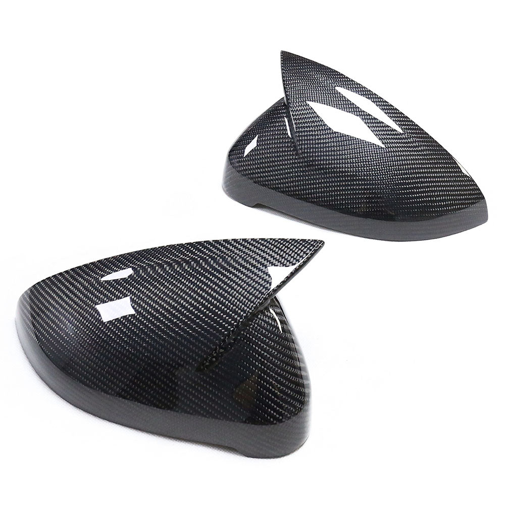 ST Style Carbon Fiber Mirror Caps for Audi A4 / S4 B9 B9.5 (2016-2023) RS4 LCI B9.5 (2019-2024) (Without Lane Assist)