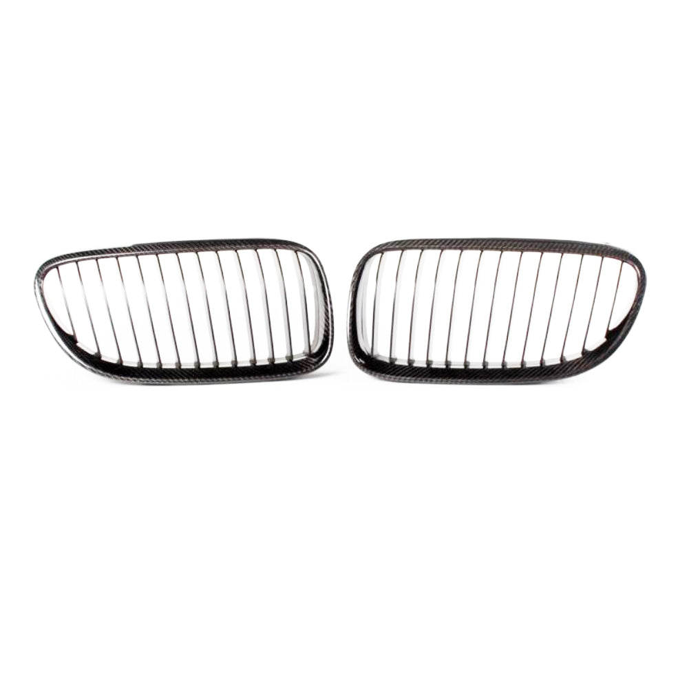 Single Slat Carbon Fiber Front Grille for BMW 3 Series E92 LCI (2010-2013)