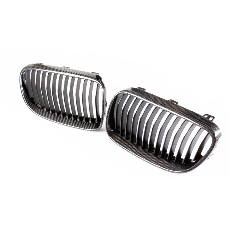 BMW 3 Series E92 LCI   Style Carbon Fiber Single Slat Front Grille