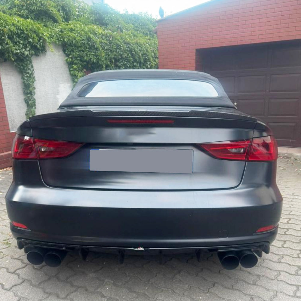 ST Style Carbon Fiber Rrunk Spoiler for Audi A3/S3 Convertible (2012-2020)