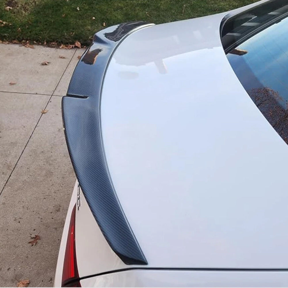 Mercedes Benz A-Class W177 Carbon Fiber Trunk Spoiler- installed on car
