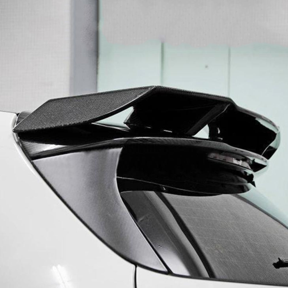 Mercedes Benz A-Class W176 Carbon Fiber Trunk Spoiler- installed on car