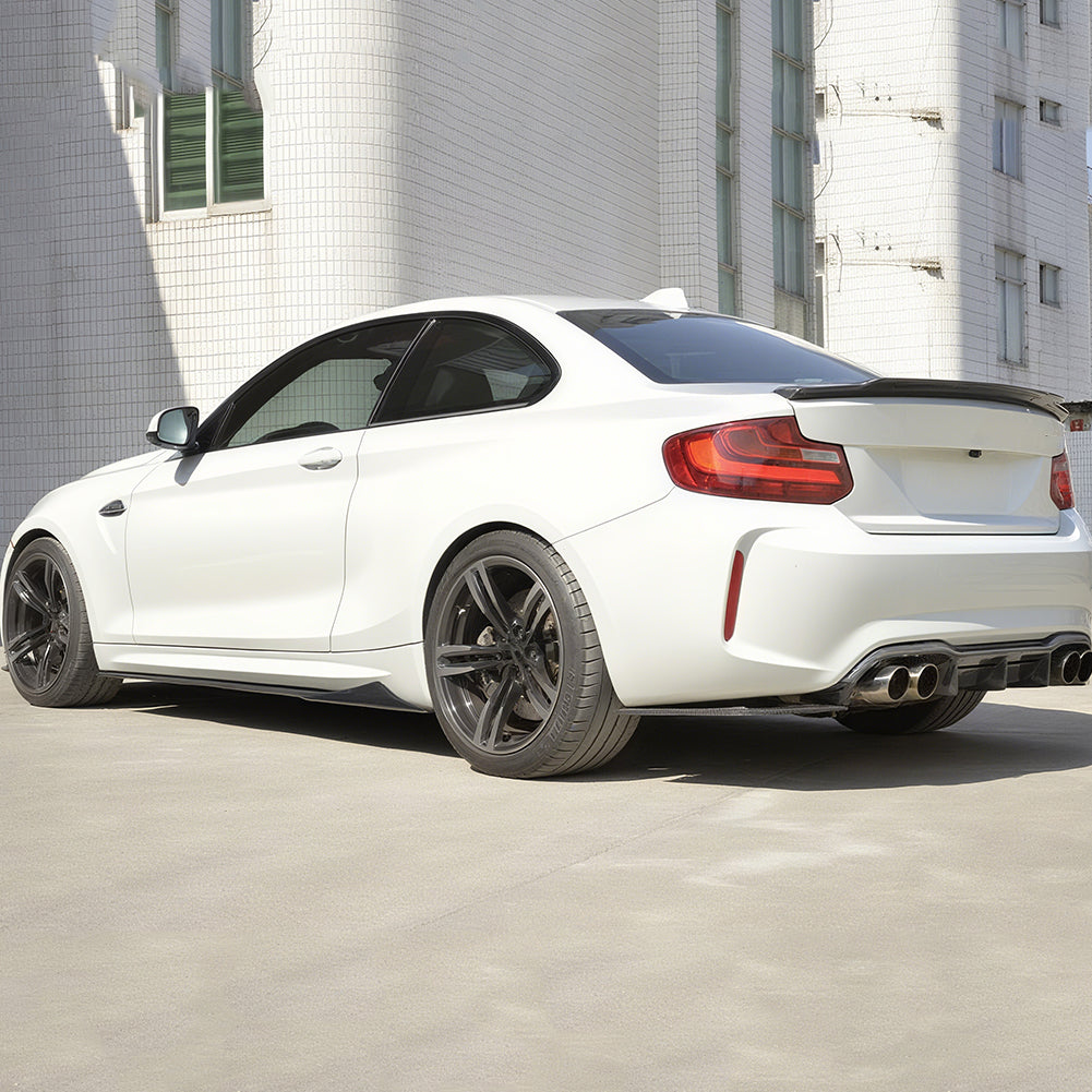 MTC Style Carbon Fiber Side Skirts for BMW M2 F87 Coupe (2016-2018)
