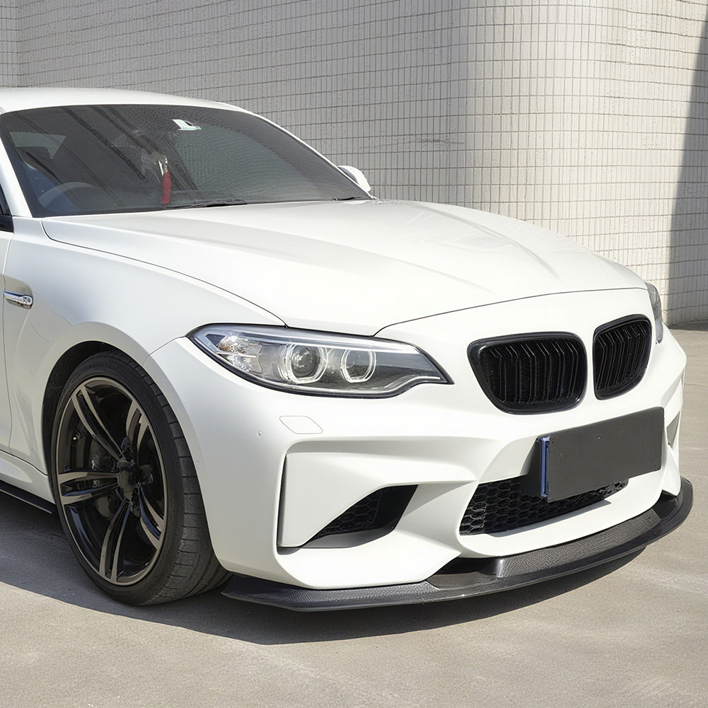 MTC Style Carbon Fiber Front Lip for BMW M2 F87 Coupe (2016-2018)