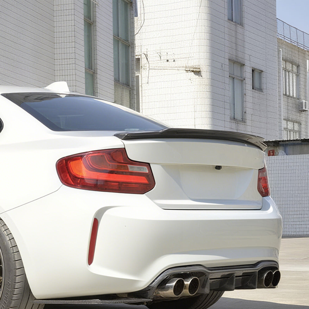 MTC Style Carbon Fiber Trunk Spoiler for BMW M2 F87 Coupe (2016-2018)