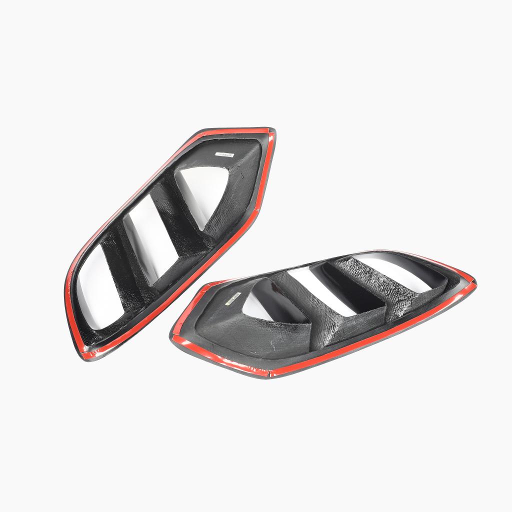 Mercedes-Benz C‑Class W205 Pre‑Facelift Air Vents glossy black back view