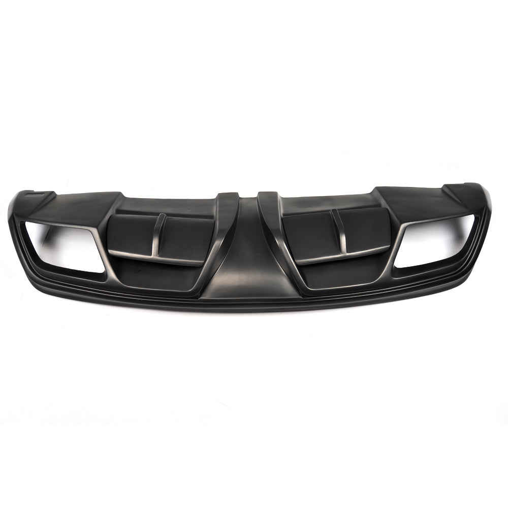 ST Style Matte Black Rear Diffuser for Mercedes Benz CLA C117 Pre‑Facelift (2013–2016)