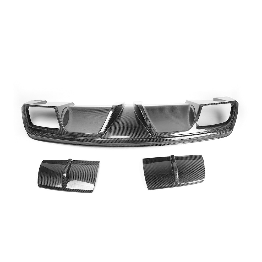 ST Style Carbon Fiber Rear Diffuser for Mercedes Benz CLA C117 Pre‑Facelift (2013–2016)