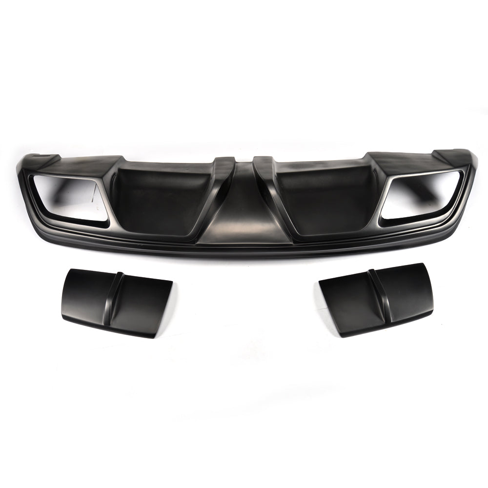 ST Style Matte Black Rear Diffuser for Mercedes Benz CLA C117 Pre‑Facelift (2013–2016)