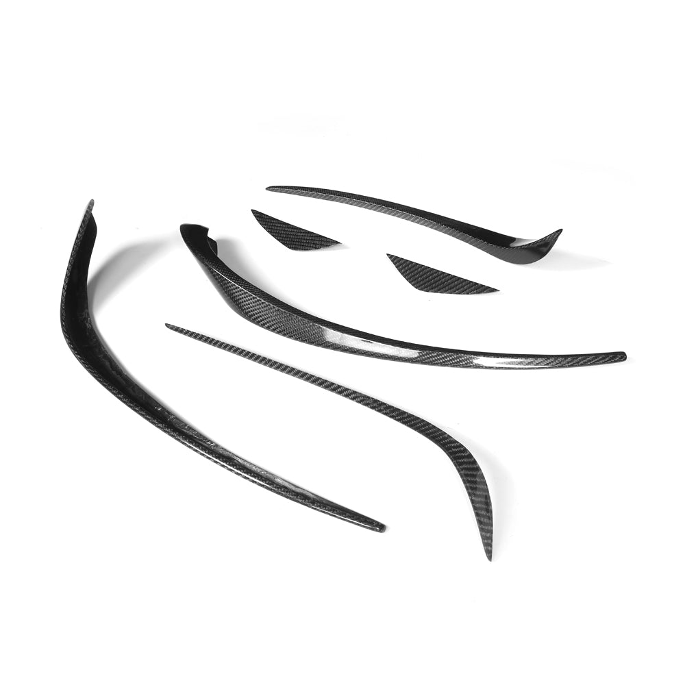 ST Style Carbon Fiber Front Canards for Mercedes Benz CLA C117 Pre‑Facelift (2013–2016)