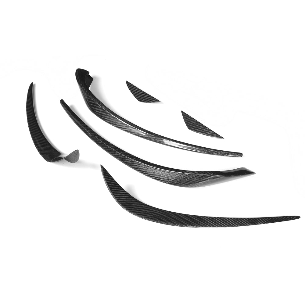 ST Style Carbon Fiber Front Canards for Mercedes Benz CLA C117 Pre‑Facelift (2013–2016)