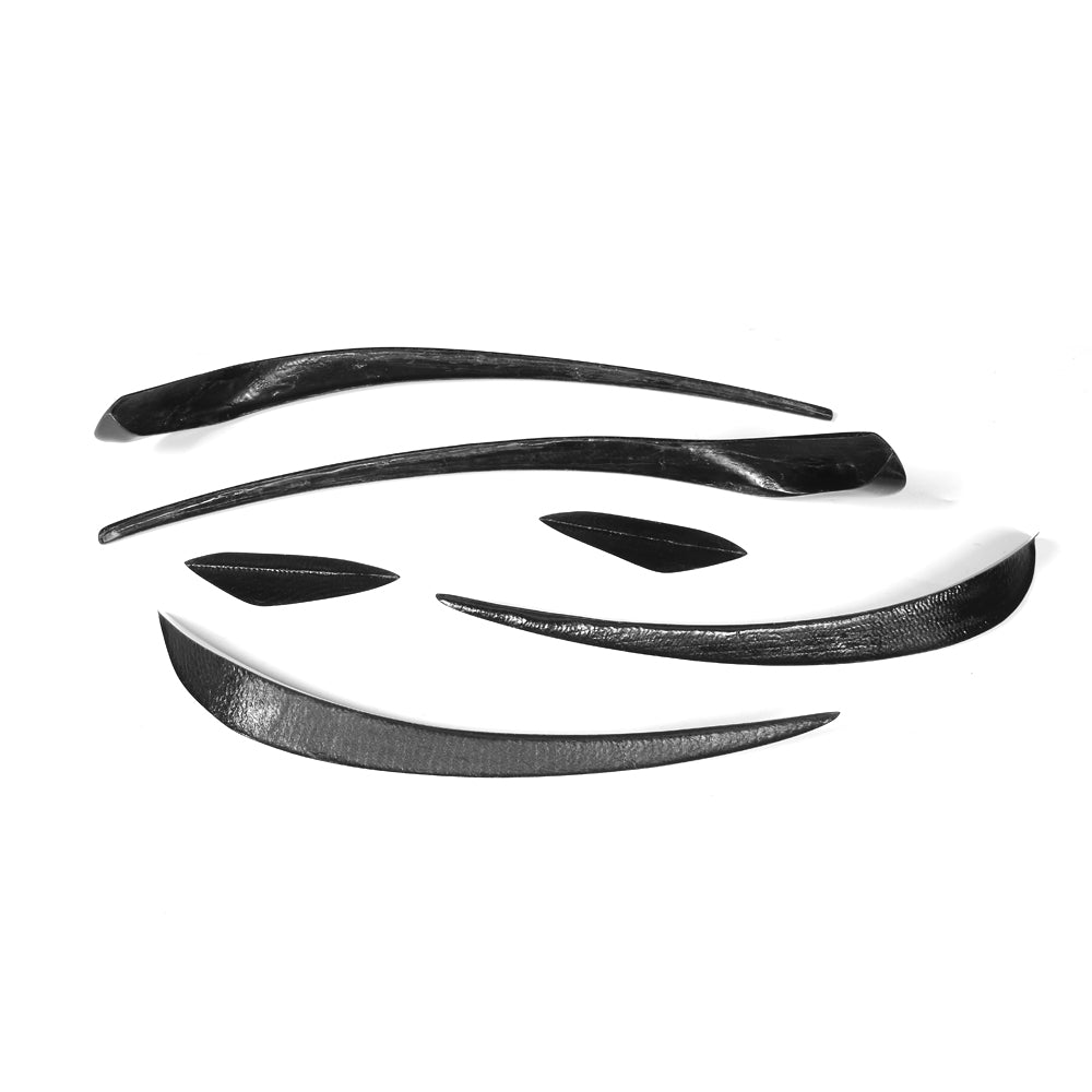 ST Style Carbon Fiber Front Canards for Mercedes Benz CLA C117 Pre‑Facelift (2013–2016)
