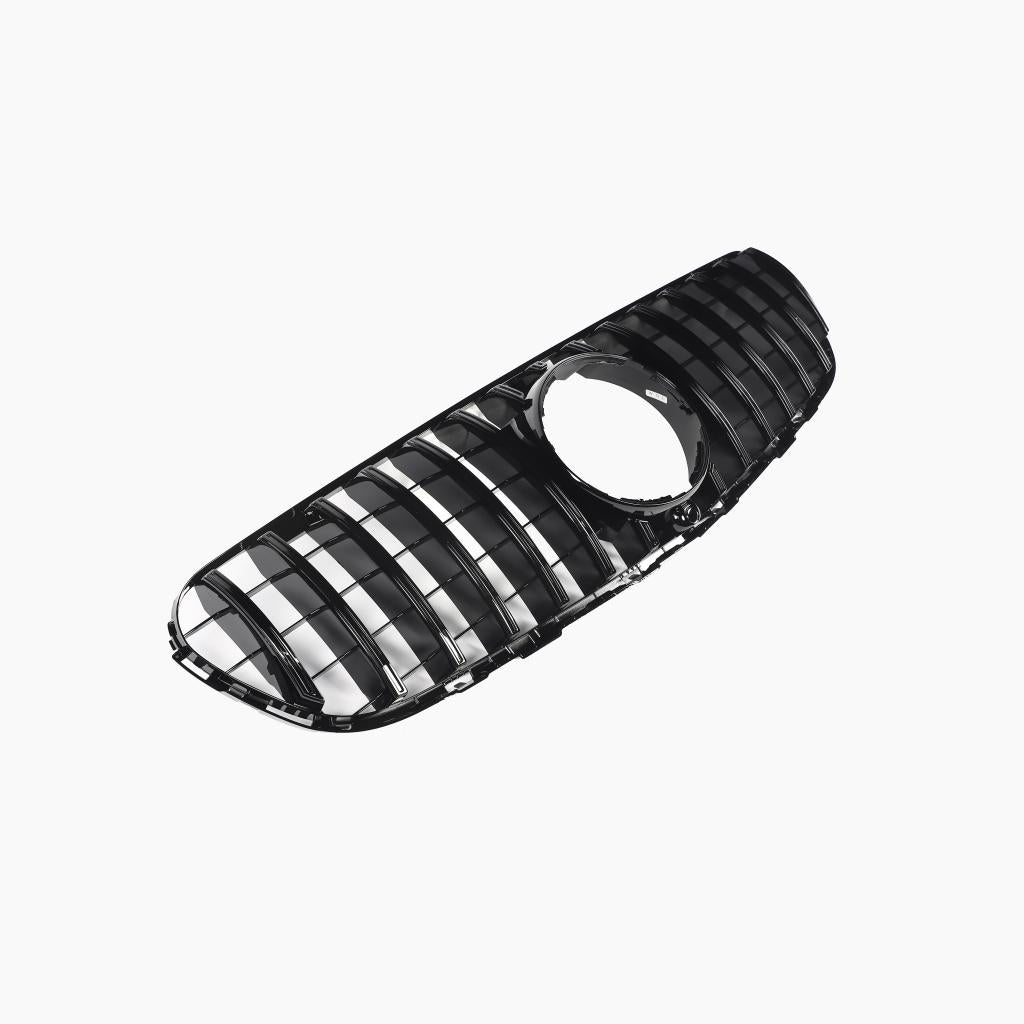 GT Style Gloss Black Kidney Grill for Mercedes Benz GLC Series X253 (2015-2018)