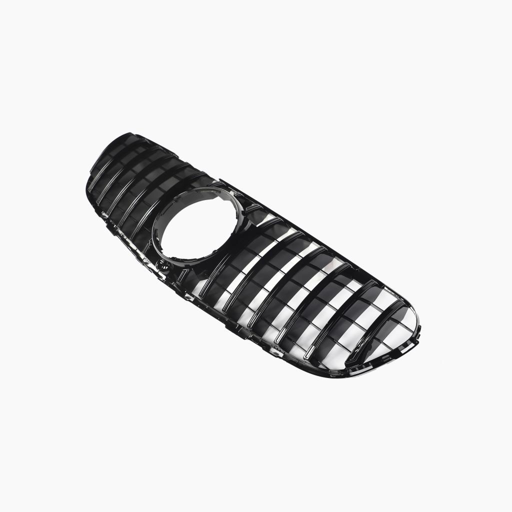 GT Style Gloss Black Kidney Grill for Mercedes Benz GLC Series X253 (2015-2018)