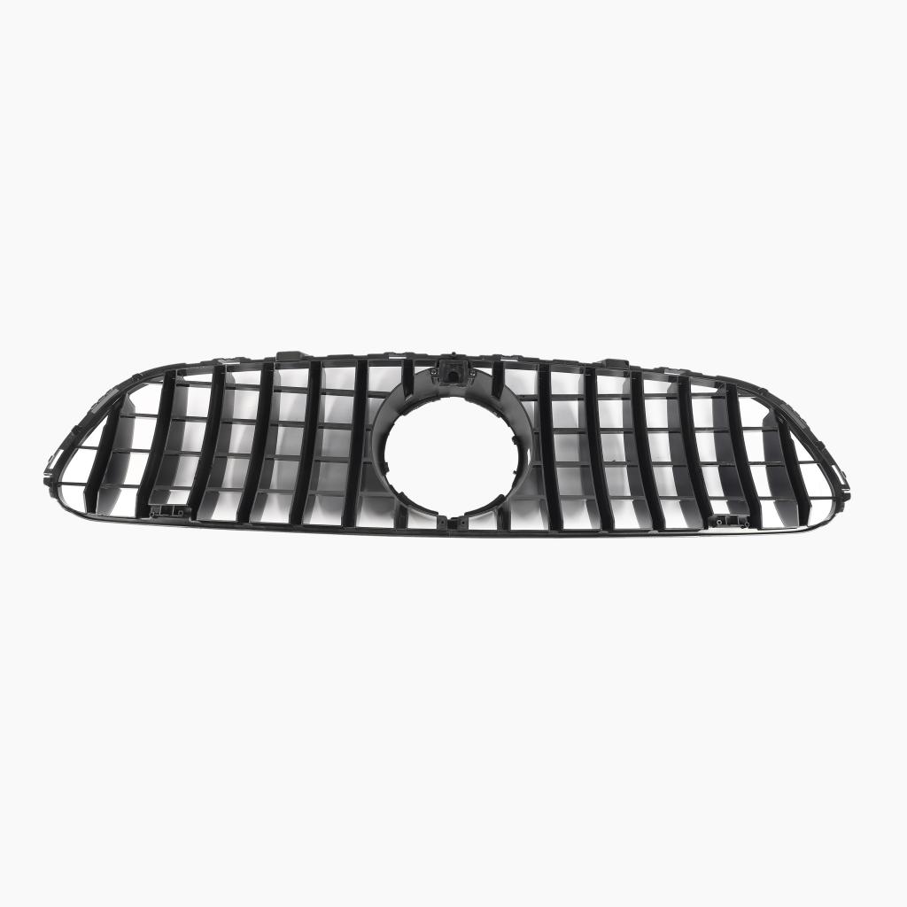 GT Style Gloss Black Kidney Grill for Mercedes Benz GLC Series X253 (2015-2018)