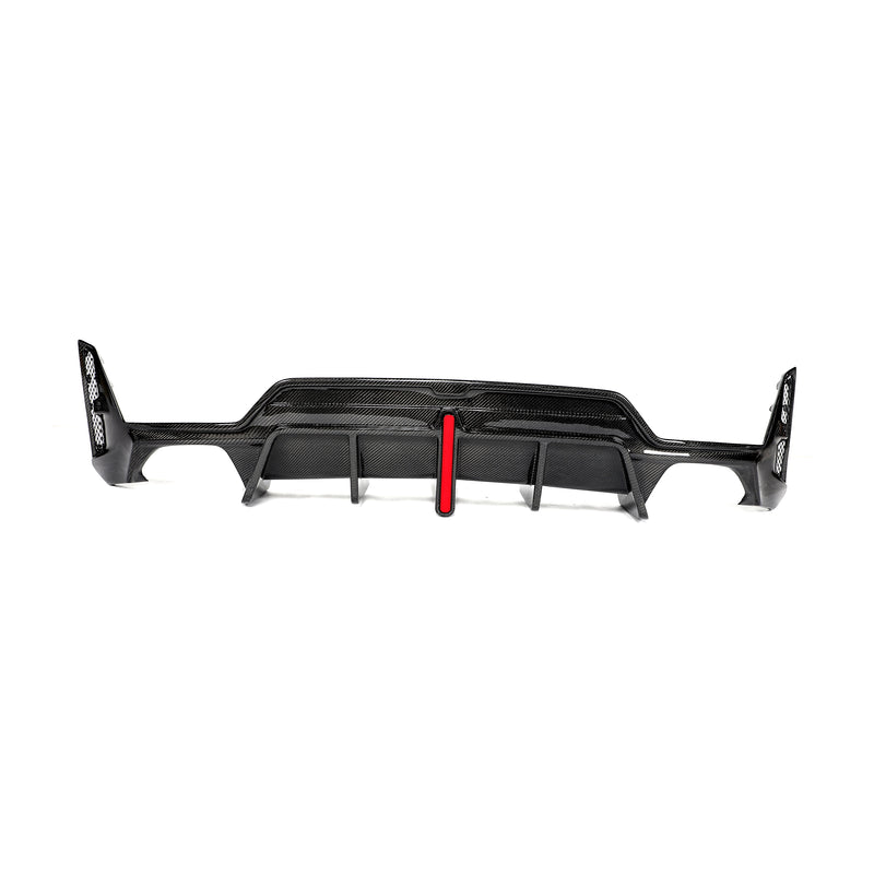 BMW 3 Series G20 M Sport  V Style Carbon Fiber Rear Diffuser
