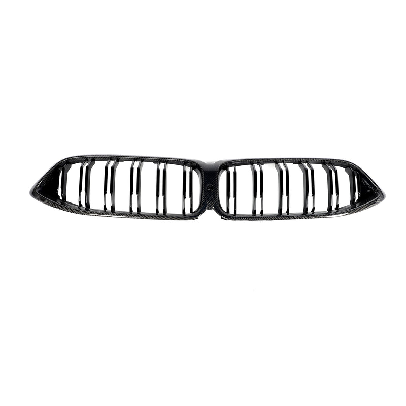 BMW 8 Series G14/G15/G16  ST Style Carbon Fiber Dual Slat Front Grille
