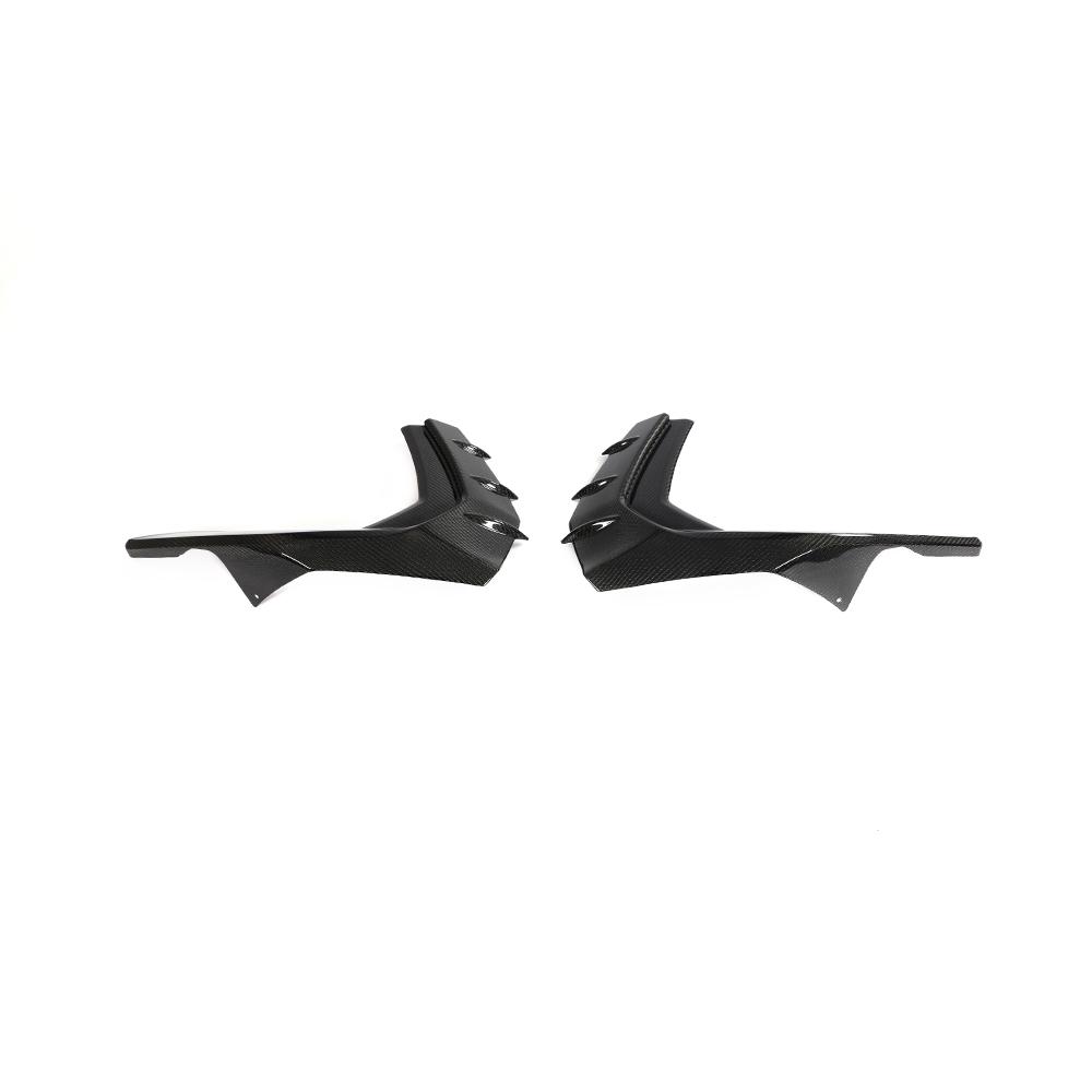 Audi S3 8Y  ST Style Carbon Fiber Front Bumper Fins