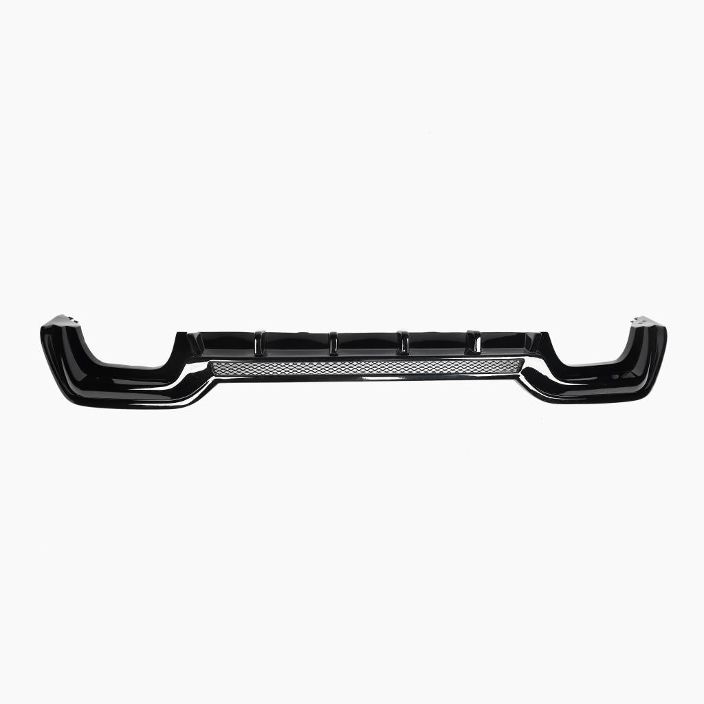 BMW 3 Series 320i 330i M Sport Sedan Performance Style ABS Rear Bumper Diffuser - front view