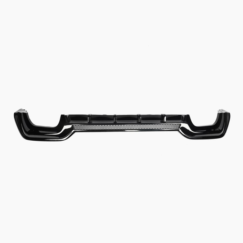 BMW 3 Series 320i 330i M Sport Sedan Performance Style ABS Rear Bumper Diffuser - front view