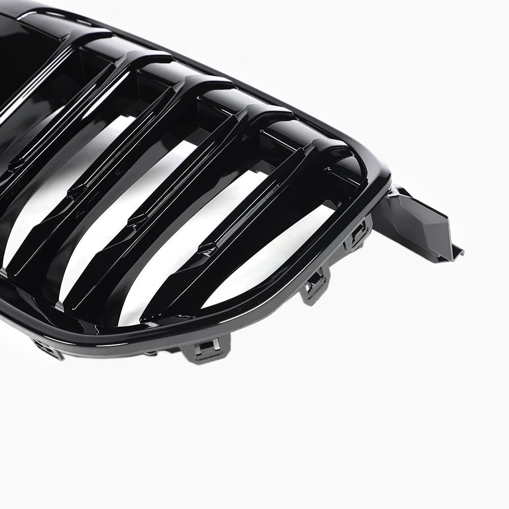 Dual Slat Gloss Black Front Grille for BMW X1 U11 (2022+)