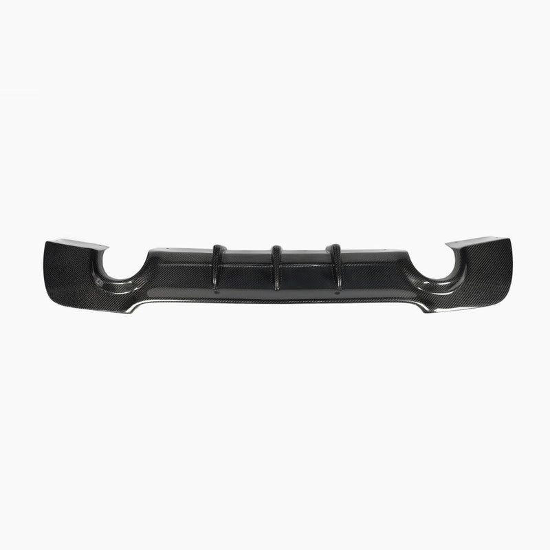 BMW 3 Series E92 Pre-LCI M Sport ST Style Carbon Fiber Rear Diffuser - front view