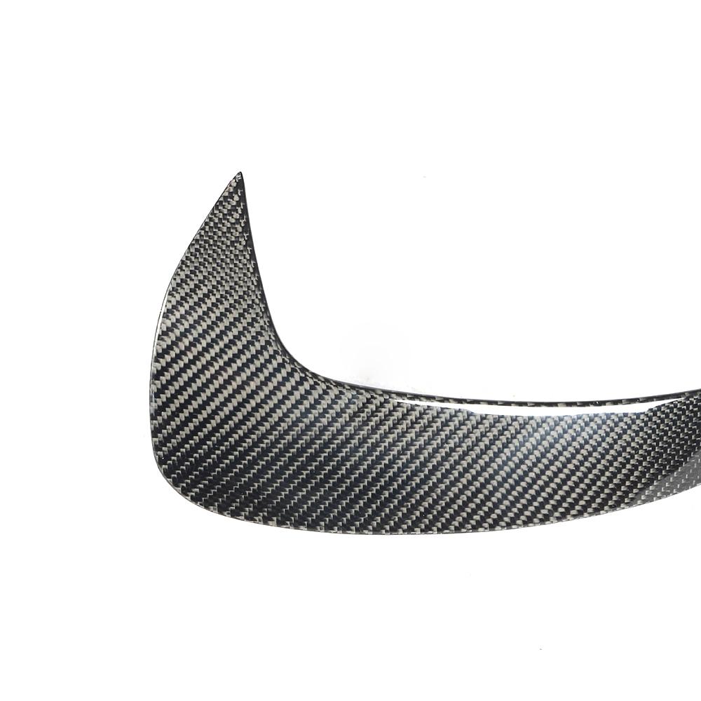 ST Style Carbon Fiber Front Bumper Canards for Mercedes Benz A-Class W176 Sport/A45 AMG Facelift Hatchback (2016-2018)