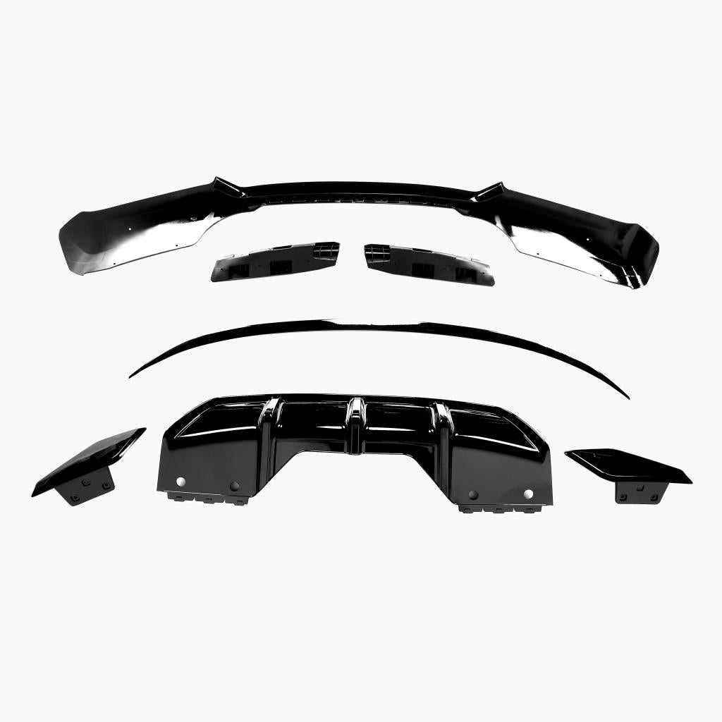 Performance Style Gloss Black Aero Kit for BMW X6 F16 M Sport (2014-2019)