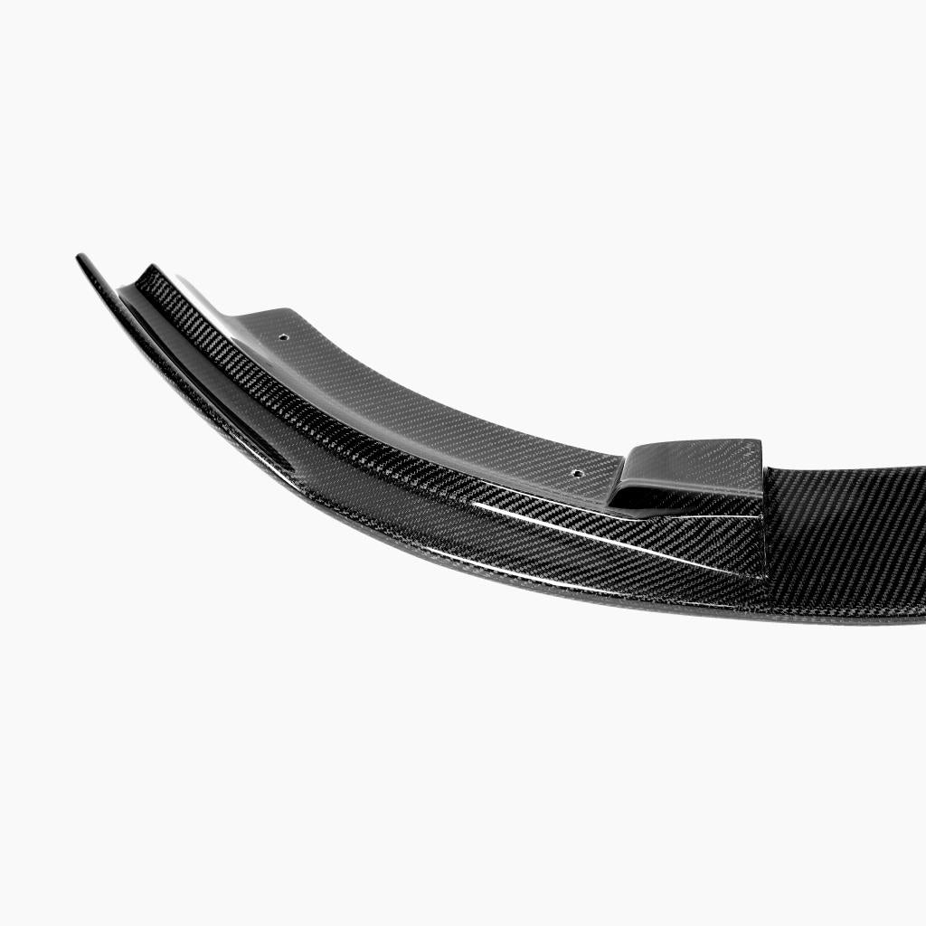 ST-Style Carbon Fiber Front Bumper Lip For Volkswagen VW Golf 6 VI MK6 GTI Hatchback (2010-2013)