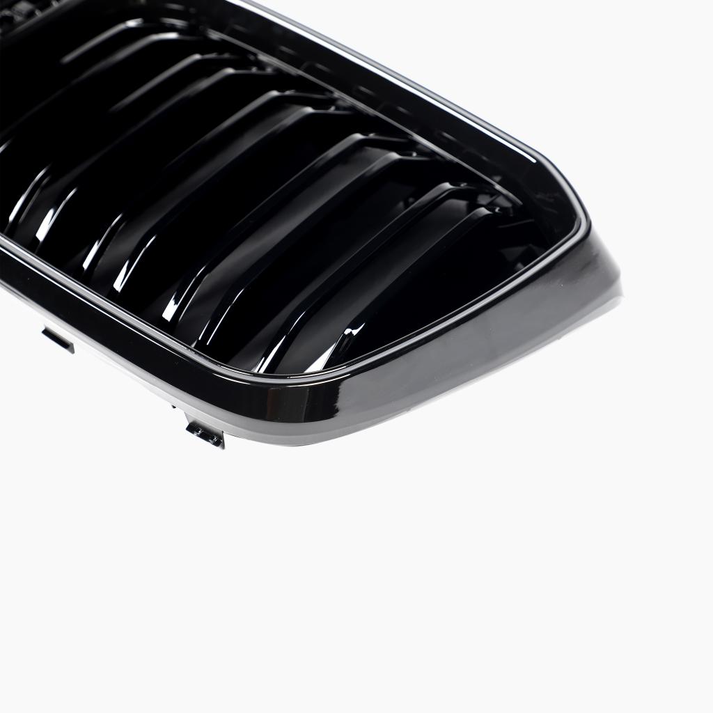 Dual Slat Gloss Black LED Front Grille for BMW X3 G01 LCI (2021-2024)