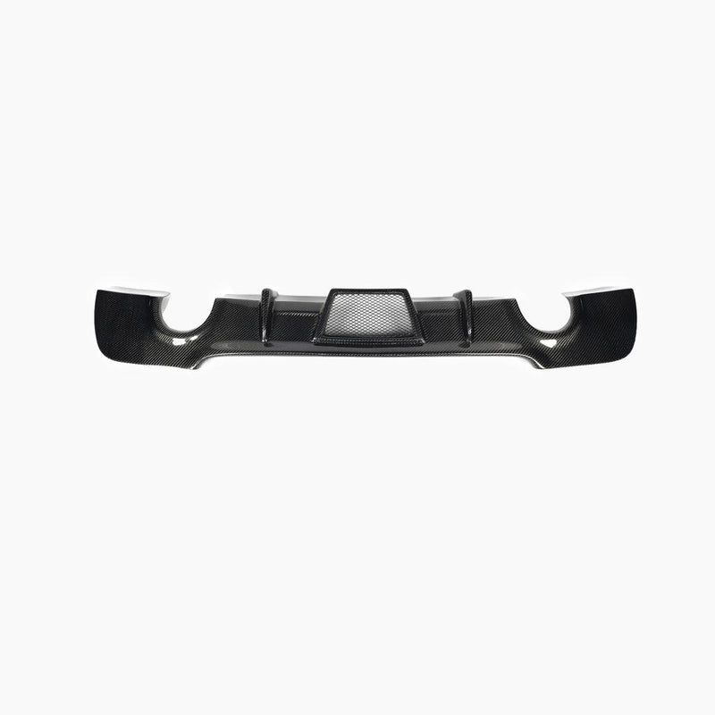 BMW 3 Series E92 M Sport Vorsteiner Style Carbon Fiber Rear Diffuser - front view