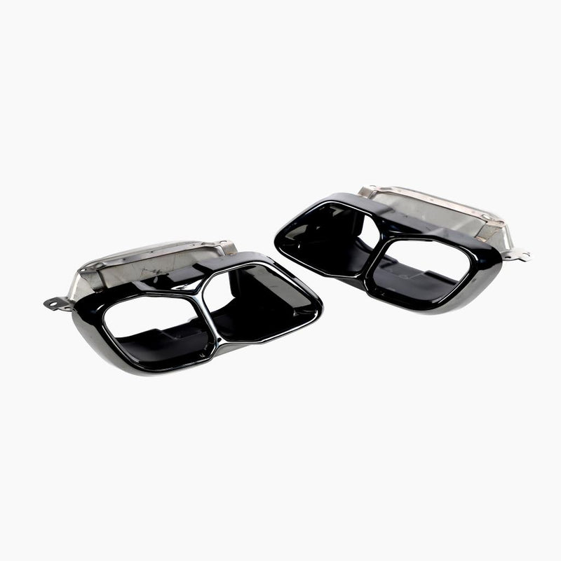 BMW X5 G05/X7 G07 Pre-LCI ABS Exhaust Tips - front view