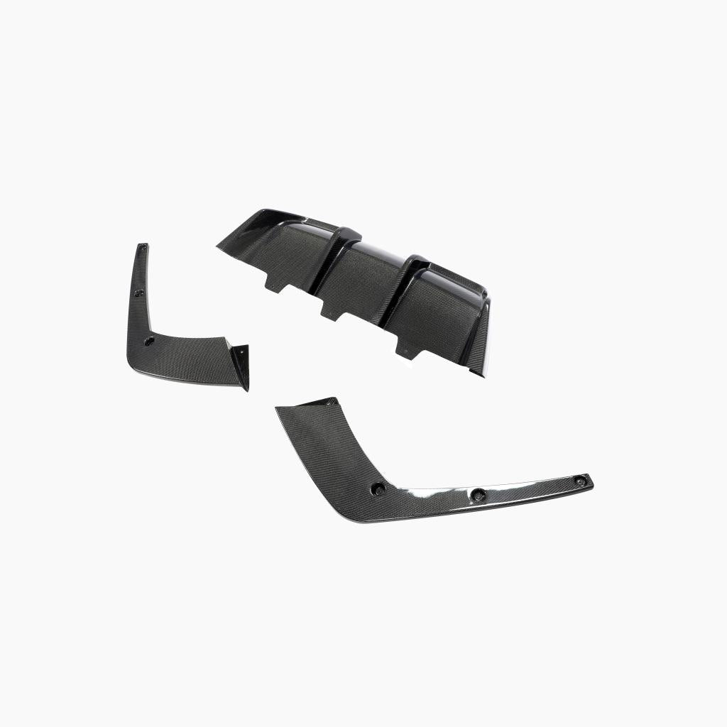 V Style Carbon Fiber Rear Diffuser for BMW M6 F06/ F12/ F13 (2011-2018)