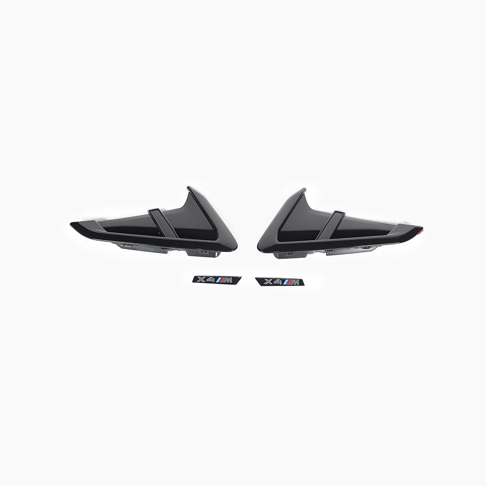 Gloss Black Side Fender for BMW X4 G02 Pre-LCI M Sport (2018-2021)