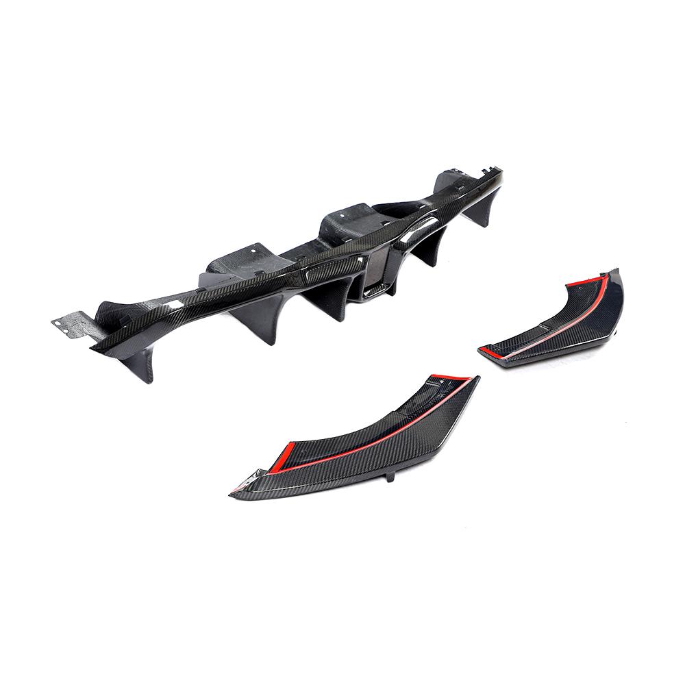 ST Style Carbon Fiber Rear Diffuser for BMW M2 F87 (2016-2018)
