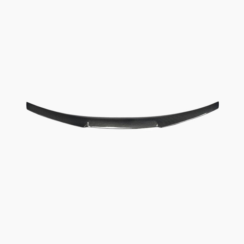 Audi A3/S3/RS3 8Y M4 Style Carbon Fiber Trunk Spoiler - front view