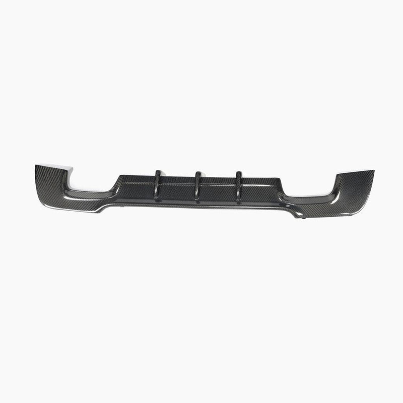 BMW 3 Series E92 LCI M Sport JC Style Carbon Fiber Rear Diffuser - front view