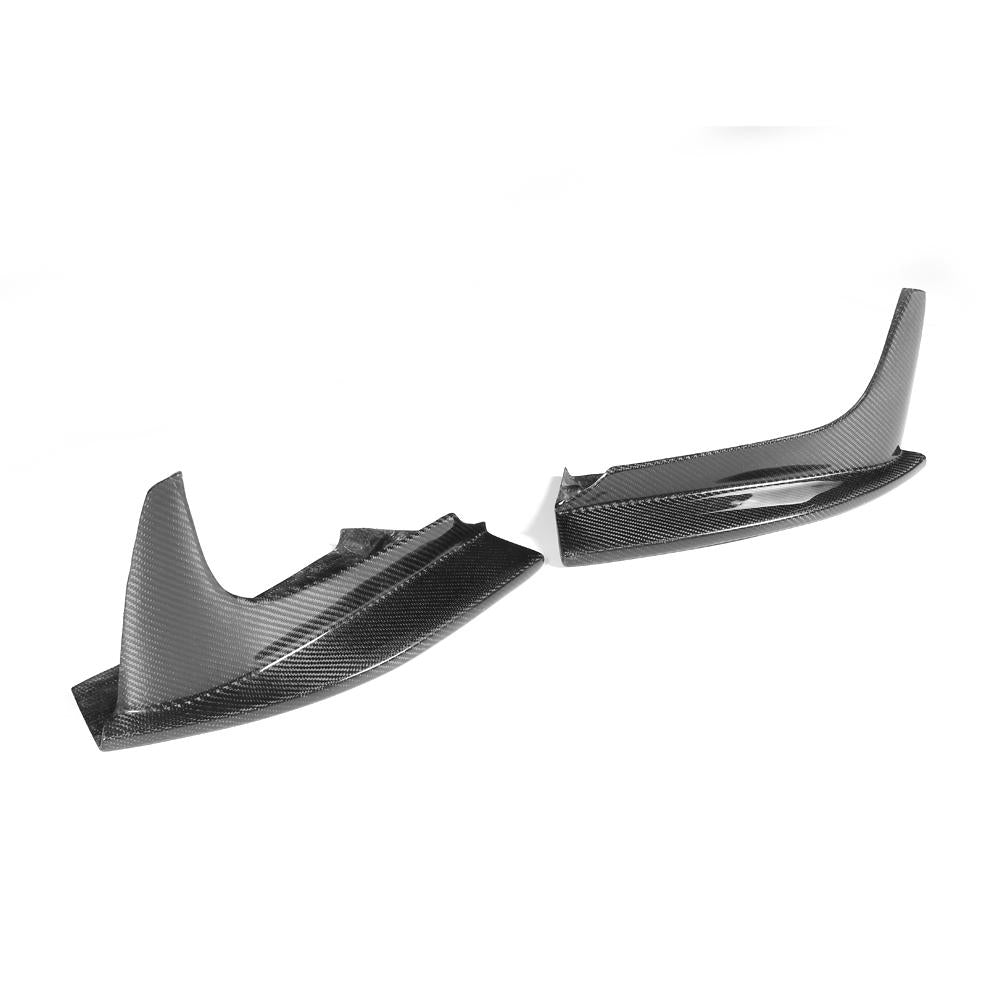 Performance Style Carbon Fiber Front Bumper Splitters for BMW 1 Series E82 1M Coupe（2011-2018）