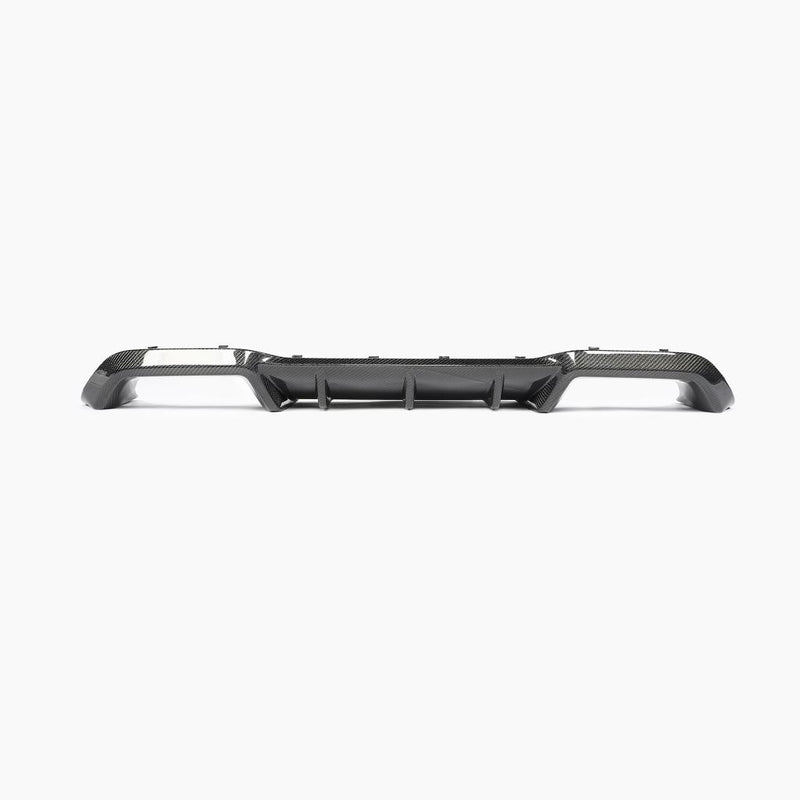 BMW M2 F87 Coupe Performance Style Carbon Fiber Rear Diffuser  - front view