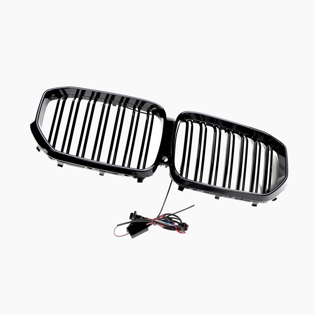 BMW X5 G05 Pre-LCI ABS Dual Slat LED Front Grille - front view