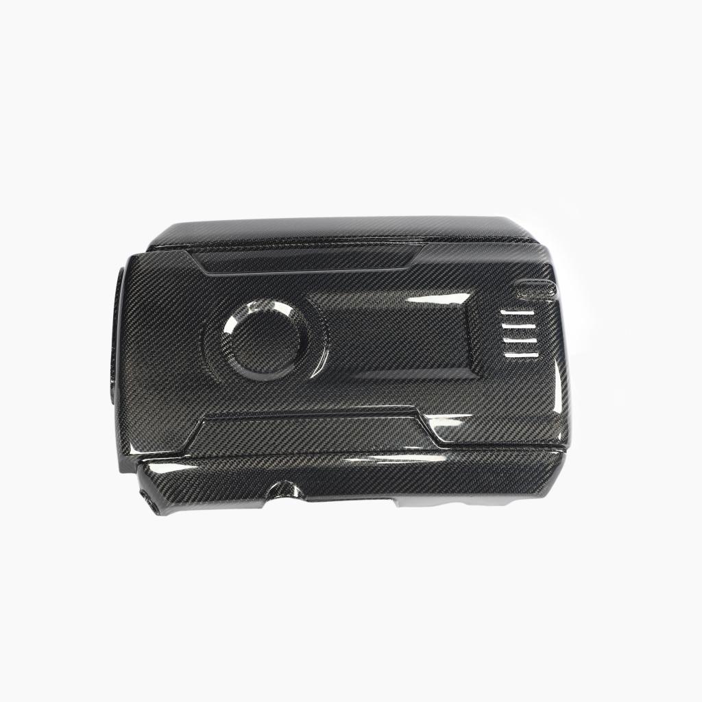 Volkswagen VW Golf MK7 GTI, R Carbon Fiber Front Hood Engine Cover - front view