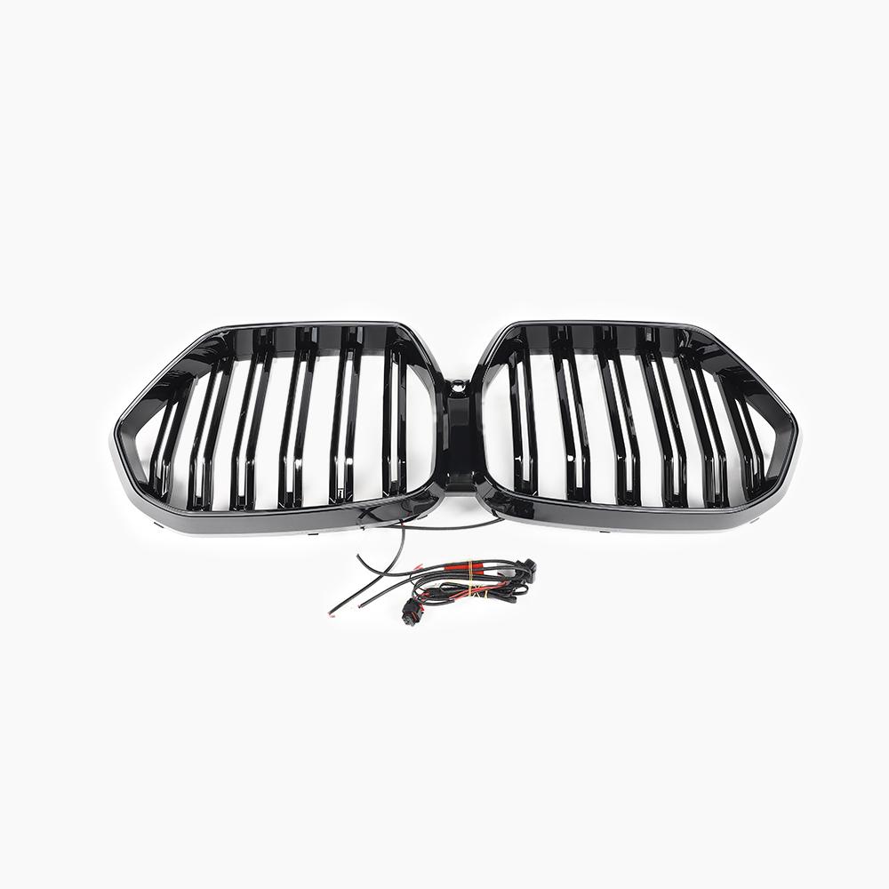 BMW X6 G06 Pre-LCI ABS Dual Slat LED Front Grille - front view