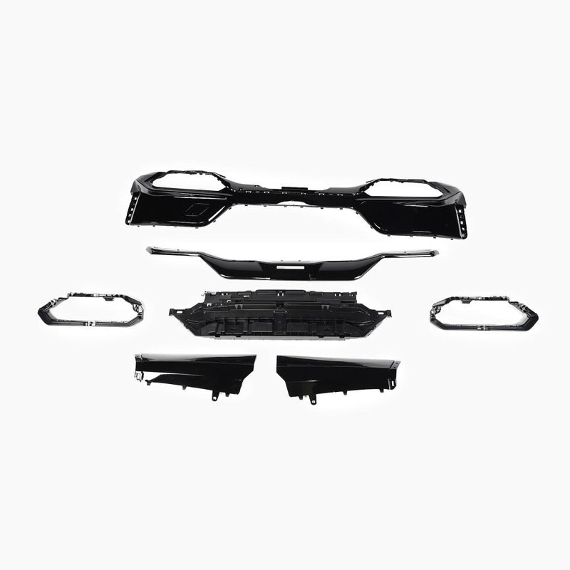 BMW 7 Series,i7 G70 M Sport ABS Rear Diffuser - front view