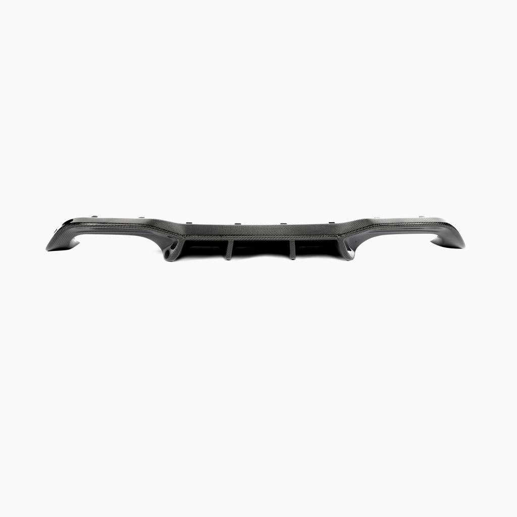 BMW M2 F87 Coupe Performance Style Carbon Fiber Rear Diffuser - front view